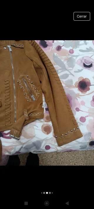 Cazadora ante Zara Talla S