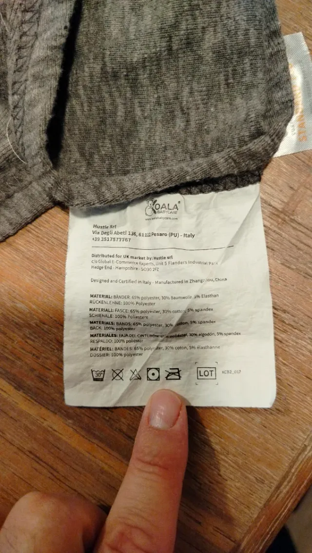 Portabebés Koala Babycare Gris