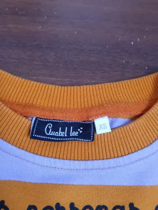 Sudadera Anabel Lee Naranja y Lila