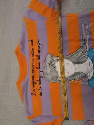 Sudadera Anabel Lee Naranja y Lila