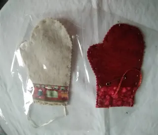 Calze Natale Appese Albero Tessuto