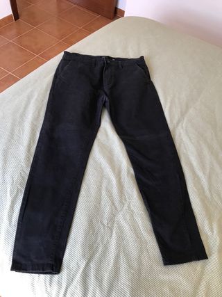 Pantalón Pull&Bear Hombre azul marino