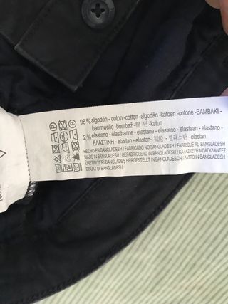 Pantalón Pull&Bear Hombre azul marino