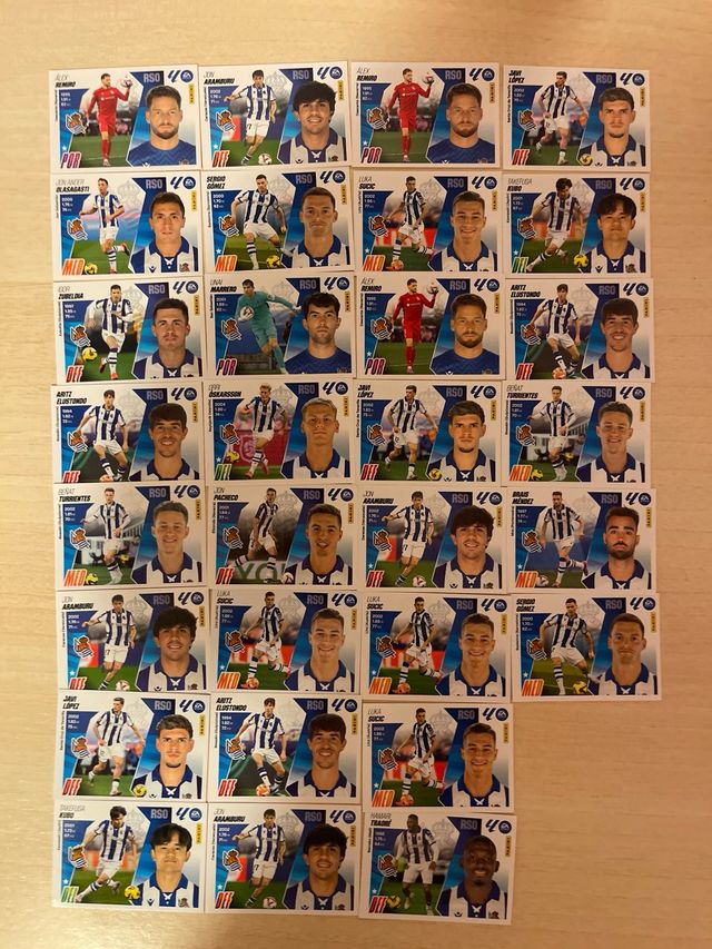 65 cromos di Real Sociedad normali LaLiga 2025-2026