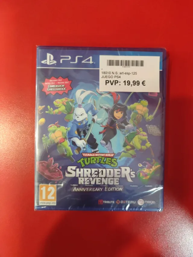 TMNT Shredder's Revenge Anniversary Edition PS4