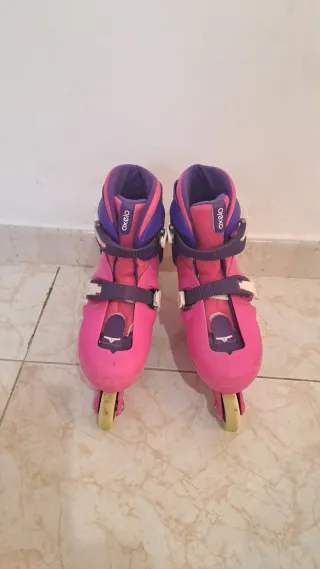 Patines en línea Oxelo rosa