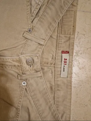 Pantalón Levis Mujer Talla 38 Beige