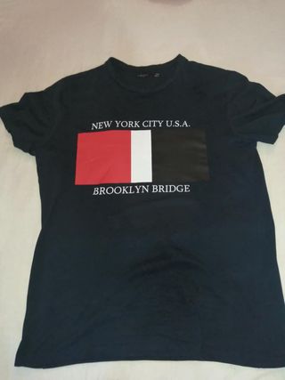 Maglietta Piazza Italia New York Brooklyn Bridge