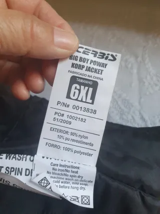 Chaqueta de moto para hombre