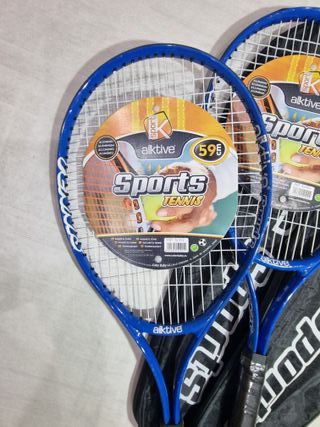 2 Raquetas de Tenis Aktive Sports con Fundas