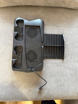 Soporte PS5 con ventiladores y carga