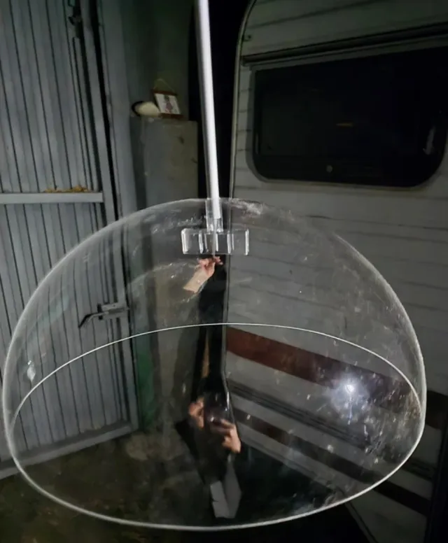 Cupola emisferica in plastica