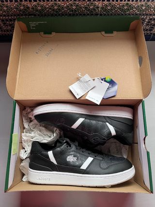 Zapatillas Lacoste Negras Talla 44 Nuevas