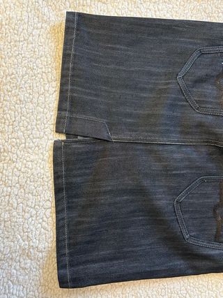 Gonna di jeans vintage blu scuro