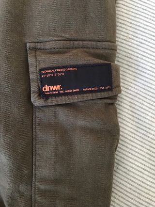 Pantalón cargo ZARA hombre verde oliva