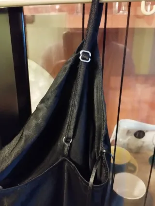 Vestido lencero negro tirantes