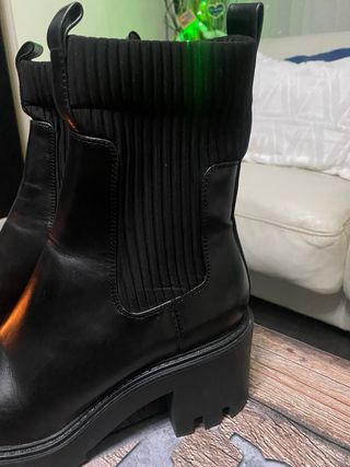 Botines Zara Tacón Grueso Talla 40