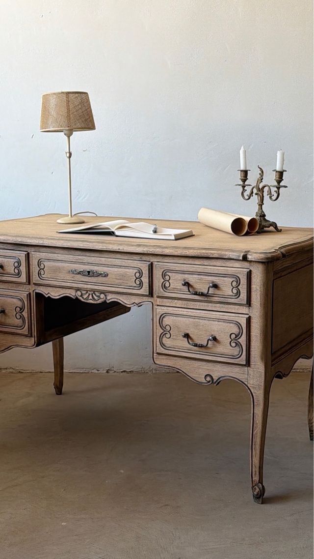 Escritorio francés de roble