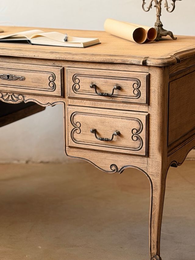 Escritorio francés de roble