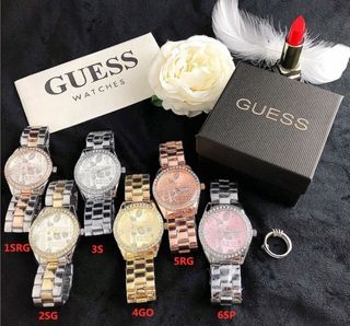 Reloj Guess Dorado con Cristales