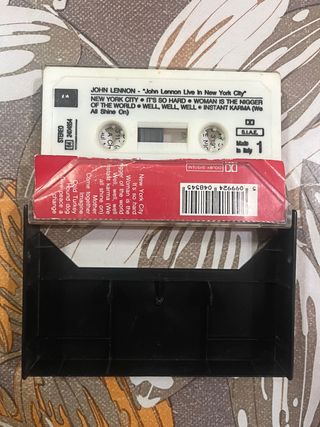 John Lennon "Live In New York City" audio cassetta