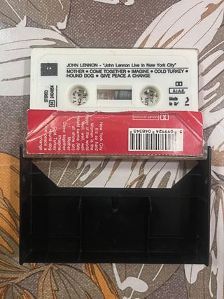 John Lennon "Live In New York City" audio cassetta