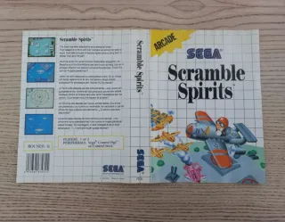 Scramble Spirits Master System SEGA