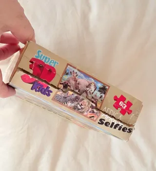 Puzzle 3D Super Kids Selfies Africa 63 pezzi