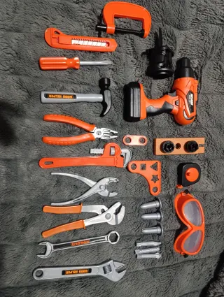 Set de Herramientas de Juguete con Mochila