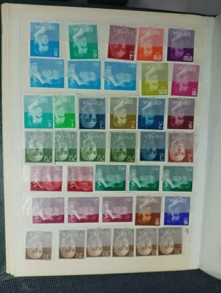 Álbum completo de sellos España