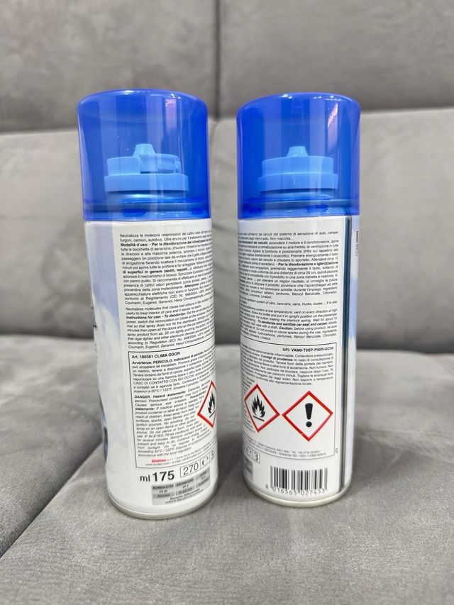 Kit Pulizia Auto: Lavavetri, Deodorante, Cruscotto