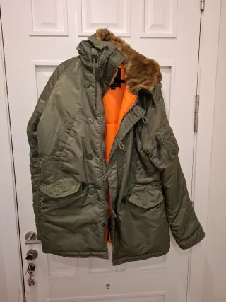 Parka Alpha Industries Verde Militar