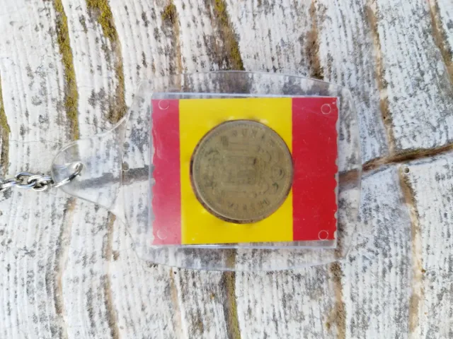 Llavero Moneda Franco España