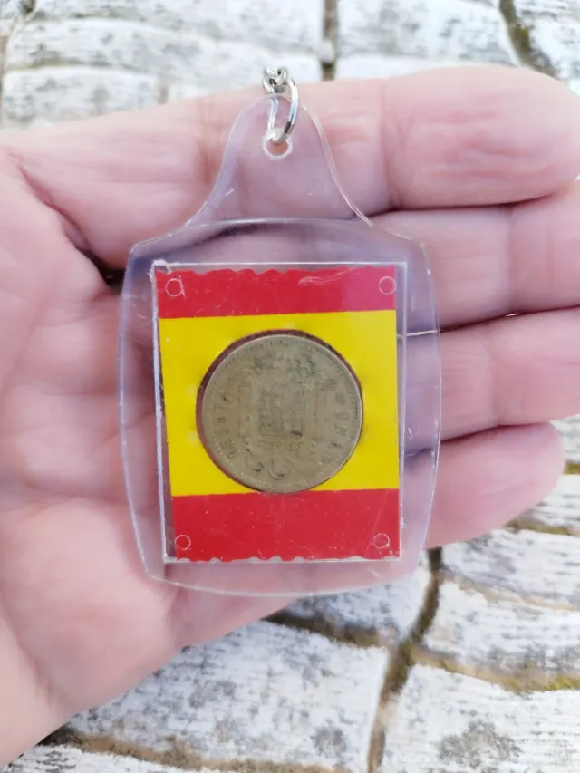 Llavero Moneda Franco España