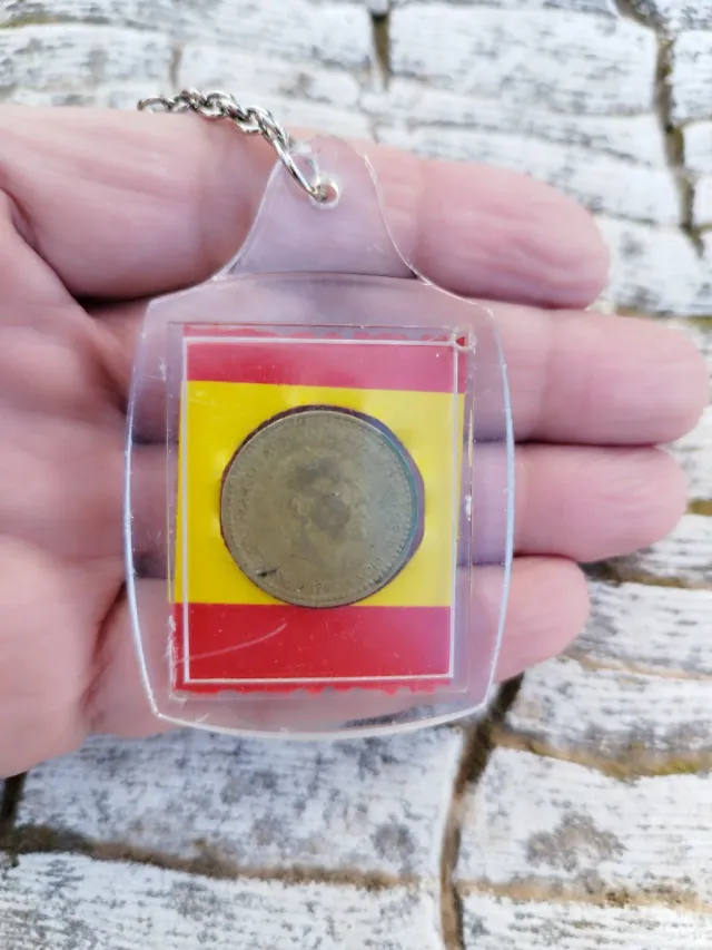 Llavero Moneda Franco España