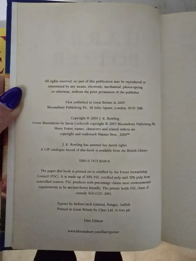 Lote libros Harry Potter inglés