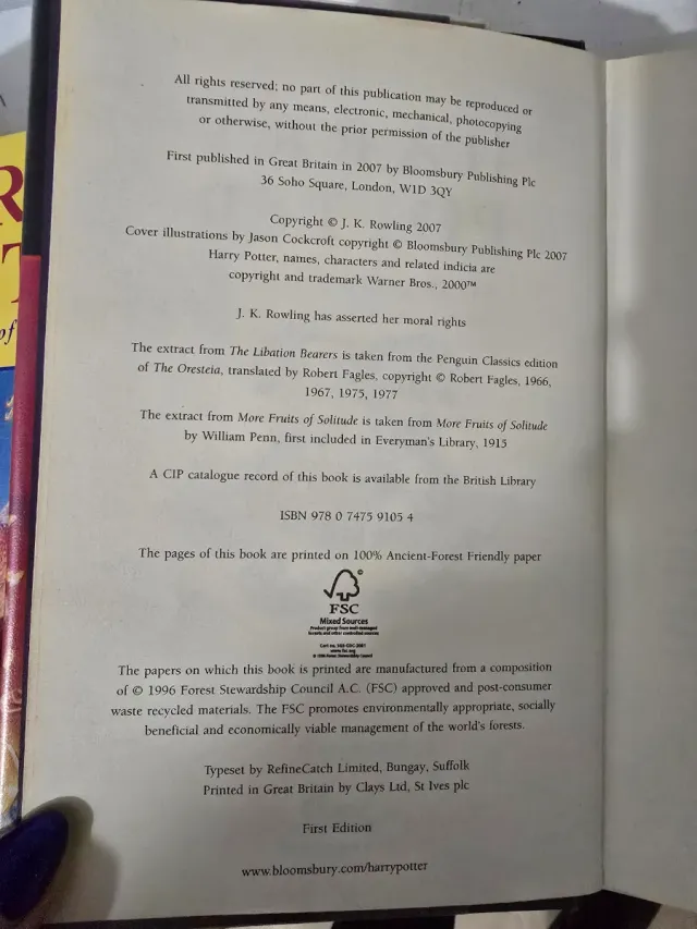 Lote libros Harry Potter inglés