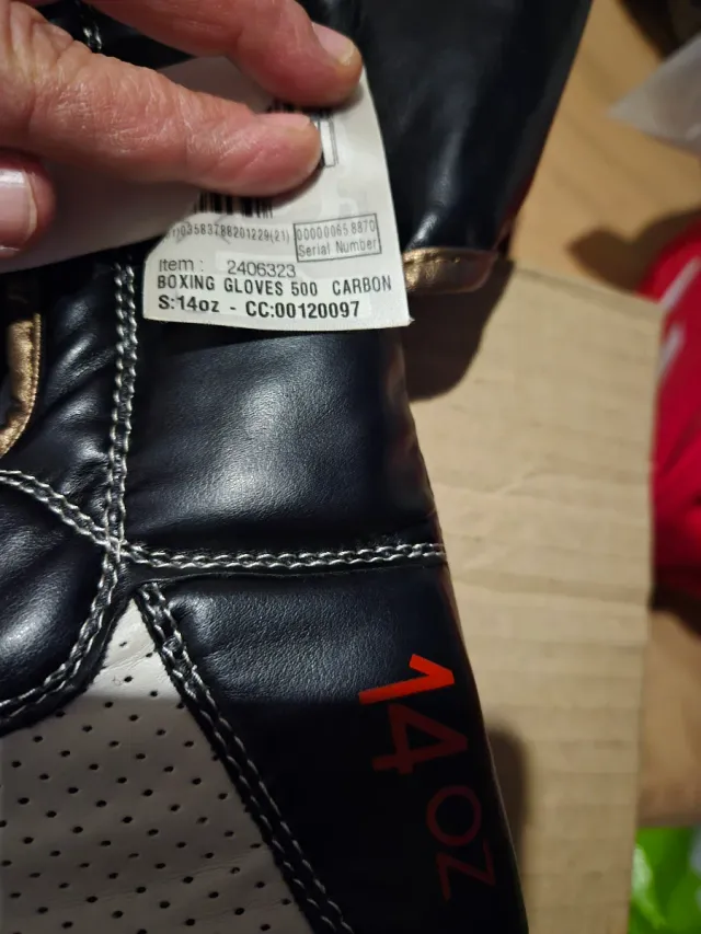 Guantes de boxeo Outshock negros