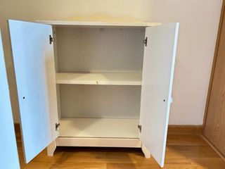 Armario baño blanco madera