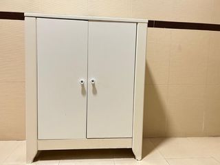 Armario baño blanco madera