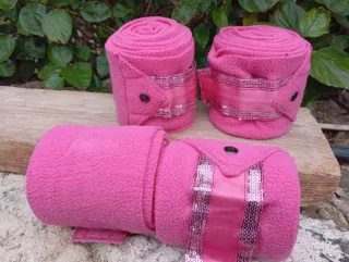 Mantilla doma y vendas rosa