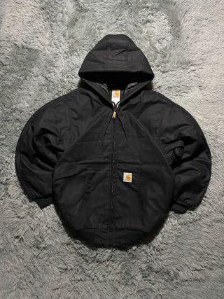 Jacket Carhartt Black Rework Harrington Bomber