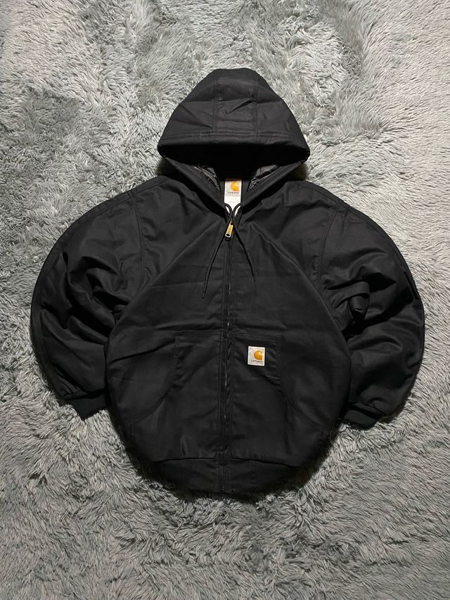 Jacket Carhartt Black Rework Harrington Bomber