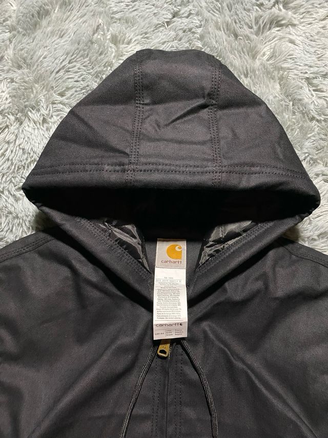 Jacket Carhartt Black Rework Harrington Bomber