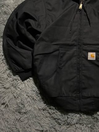 Jacket Carhartt Black Rework Harrington Bomber