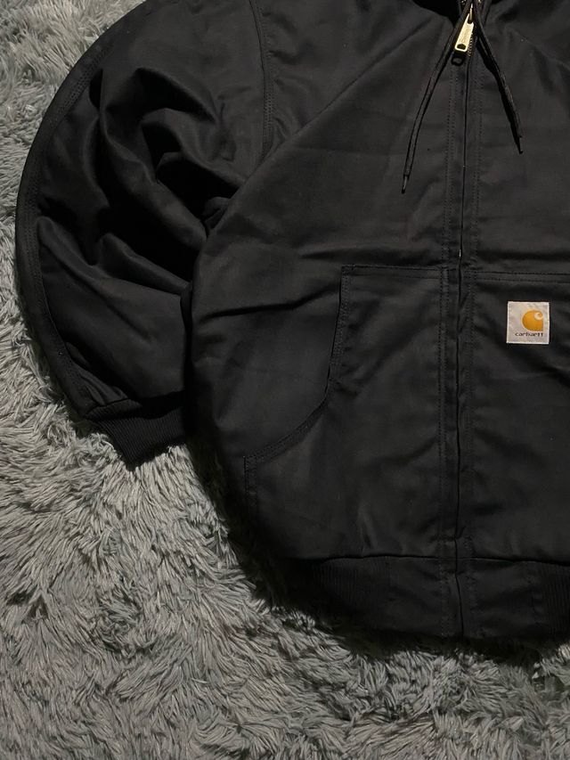 Jacket Carhartt Black Rework Harrington Bomber
