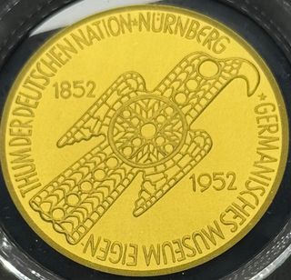 Moneda de oro Alemania (1/200 oz)