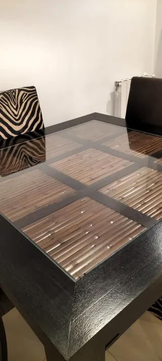 Mesa Comedor Casanova&Gandia Cristal wengue