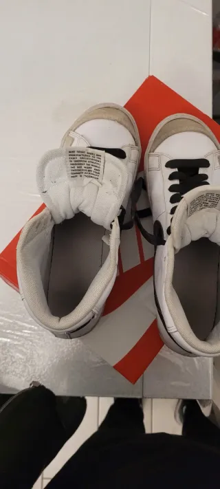 Scarpe Nike Blazer Mid Bianche e Nere