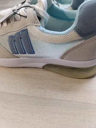 Zapatillas Mustang Talla 39 Gris/Blanco